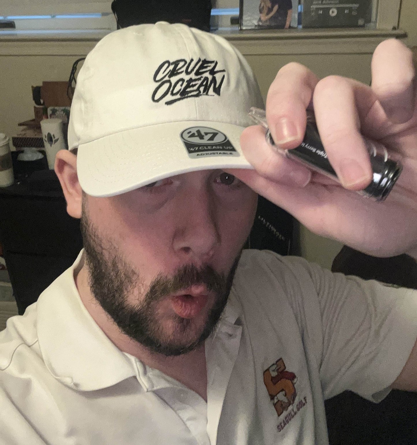 Cruel Ocean White Dad Cap