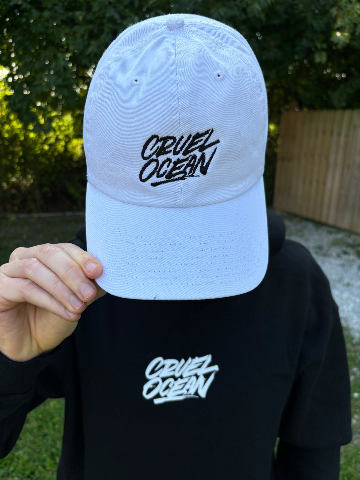 Cruel Ocean White Dad Cap